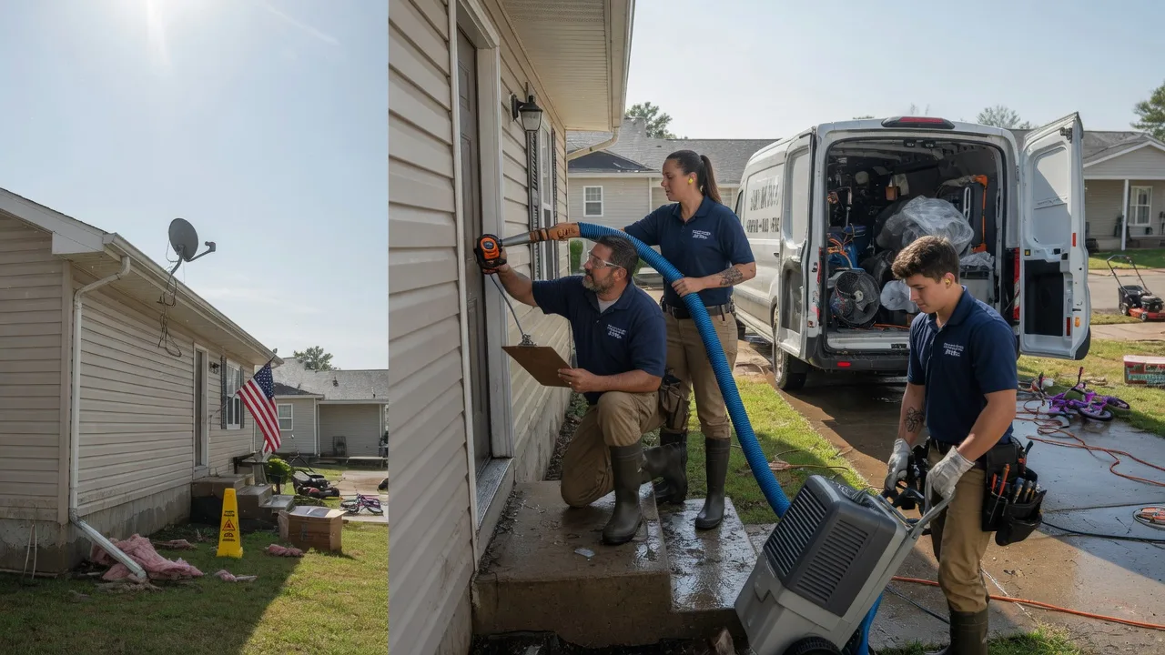Ceiling Water Damage Restoration in Trenton, TX near me